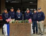 Post 370 Legionnaires giving away poppies at Bryson's Grocery.